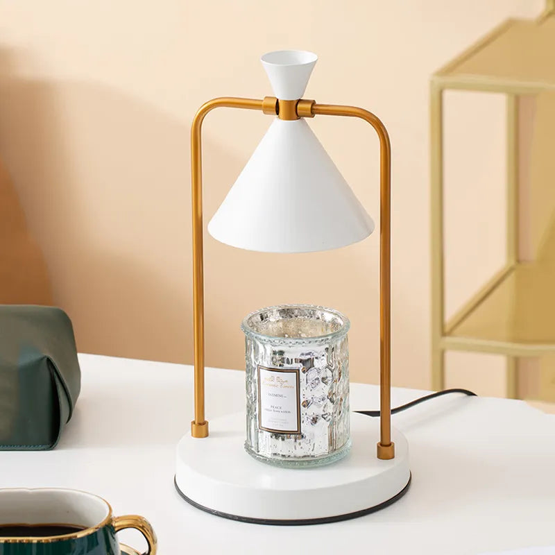 Lampe Réchauffe-Cire Dimmable Style Japonais – Élégance, Sérénité et Ambiance Chaleureuse