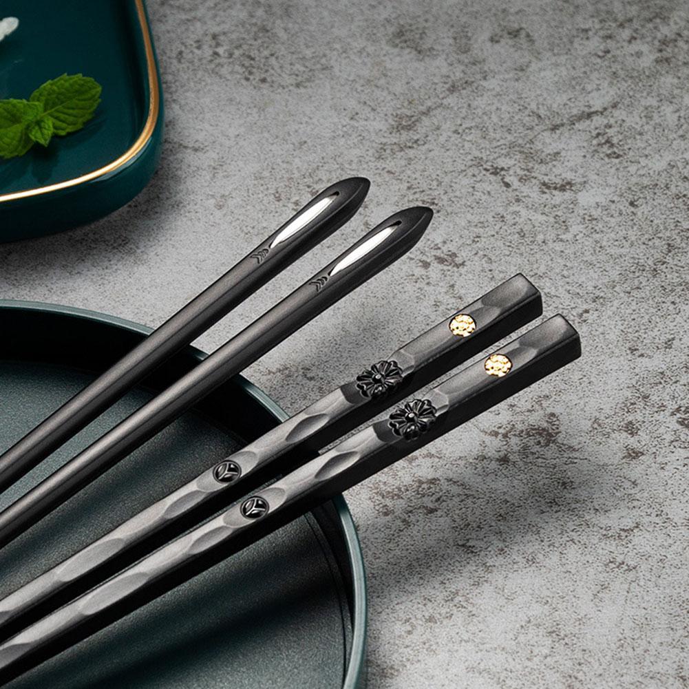 Baguettes Réutilisables Élégantes – Lot de 5 Paires pour Repas Raffinés