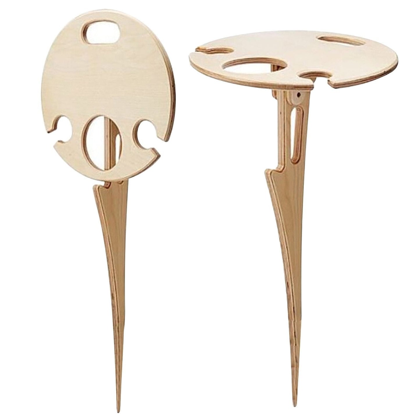 Table de Pique-Nique Extérieure en Bois – Élégance Nomade pour l'Été
