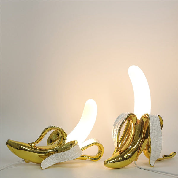Lampes de Table Banana Lights – Élégance Art Déco et Touche Ludique