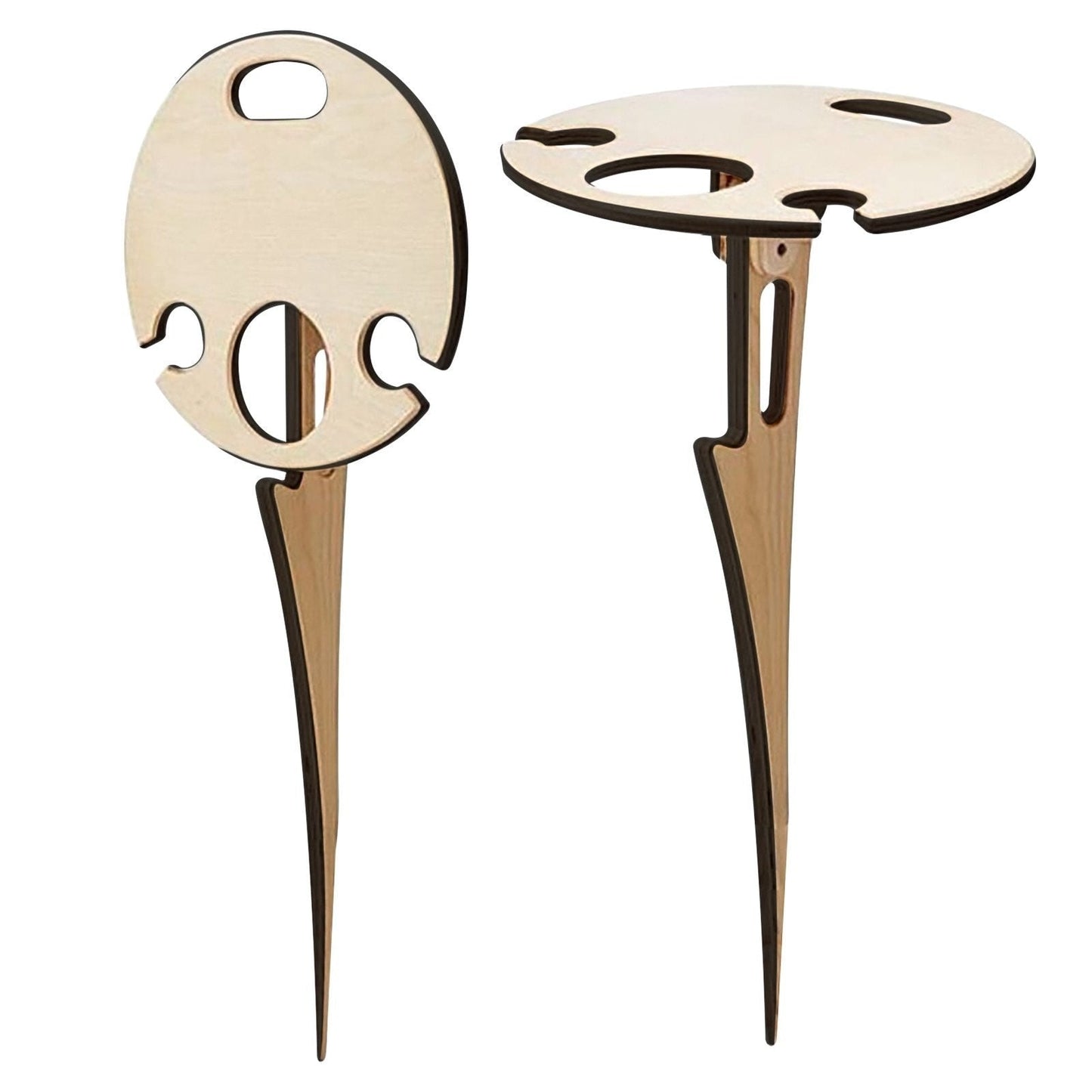 Table de Pique-Nique Extérieure en Bois – Élégance Nomade pour l'Été