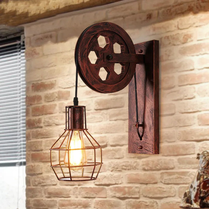 Applique Murale Vintage LED, Design Rétro pour Intérieur
