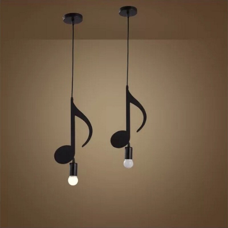 Suspension Nordique Moderne LYF Music Notes – Luminaire Créatif Inspiré de la Musique
