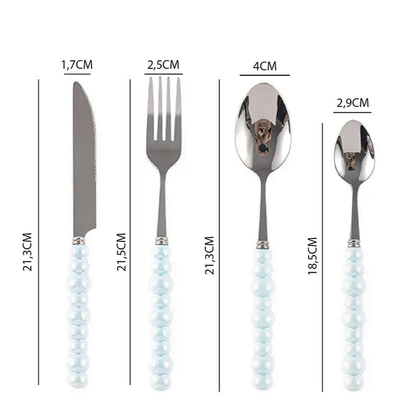Couverts Perle Élégance – Design Luxueux et Unique