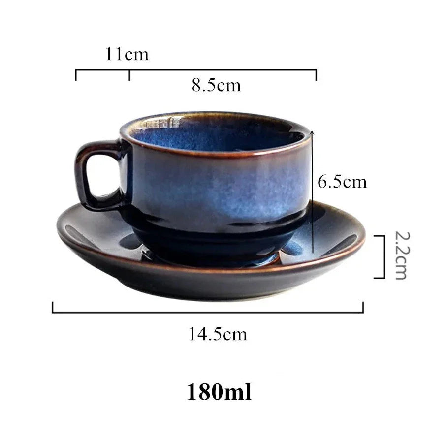 Ensemble de Tasses Laguna Céramique – Élégance artisanale pour vos pauses café