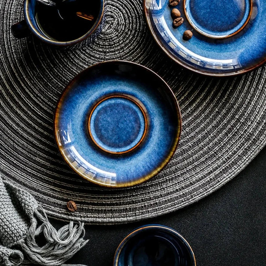 Ensemble de Tasses Laguna Céramique – Élégance artisanale pour vos pauses café