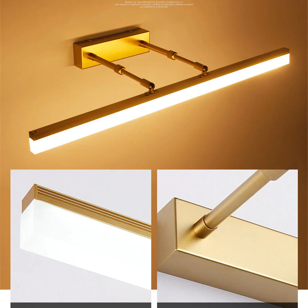 Applique Miroir LED Moderne Étanche pour Salle de Bain