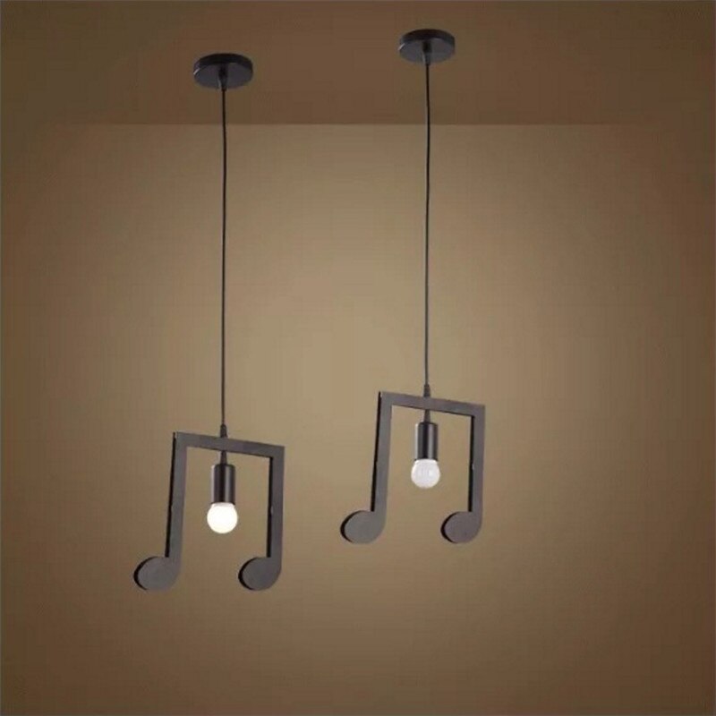 Suspension Nordique Moderne LYF Music Notes – Luminaire Créatif Inspiré de la Musique