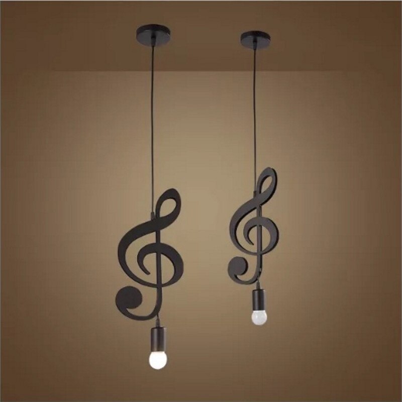 Suspension Nordique Moderne LYF Music Notes – Luminaire Créatif Inspiré de la Musique