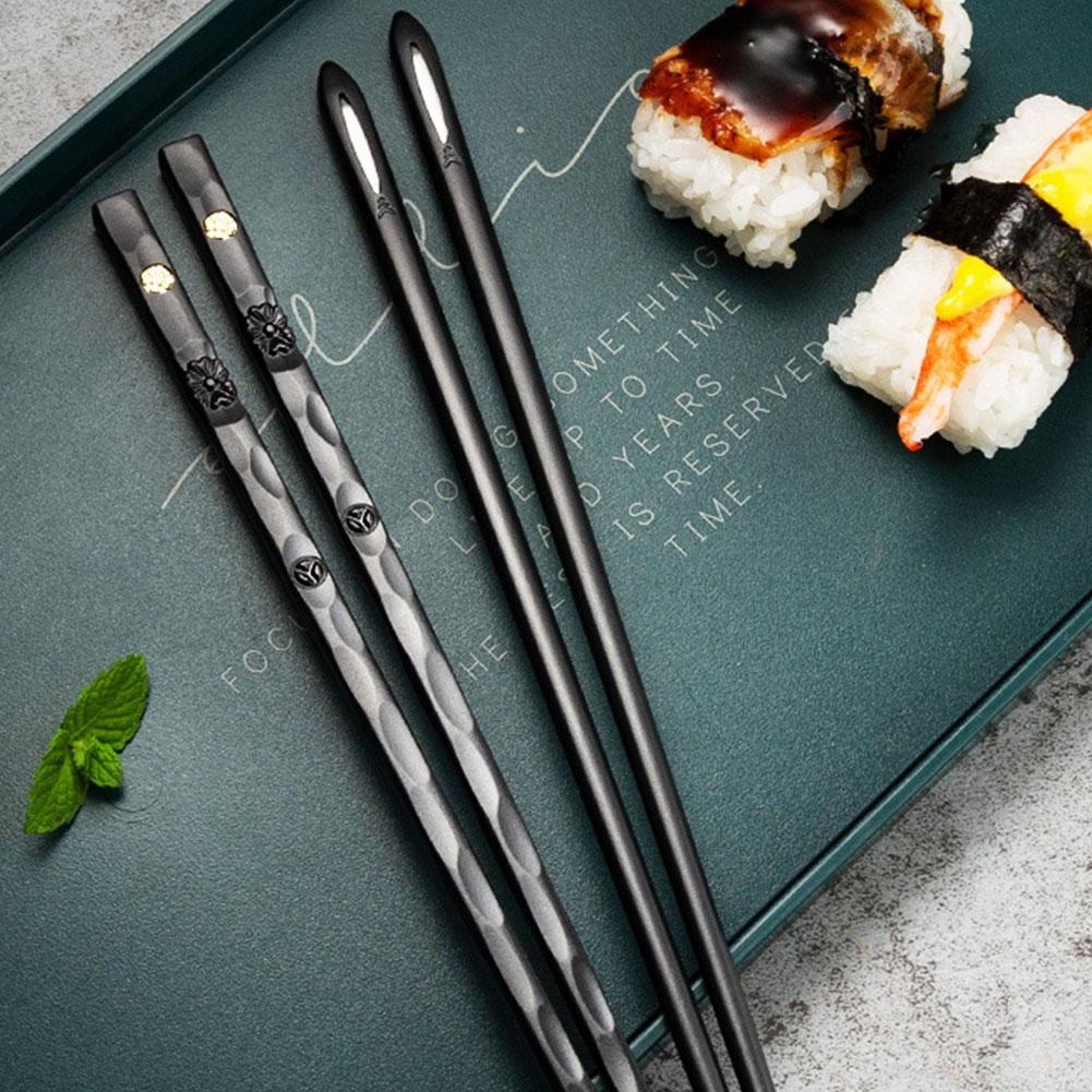 Baguettes Réutilisables Élégantes – Lot de 5 Paires pour Repas Raffinés