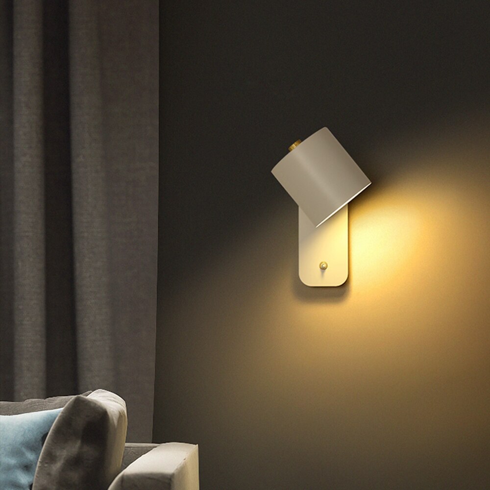 LED USB – Lampe Murale Sans Fil avec Détecteur de Mouvement et Recharge USB