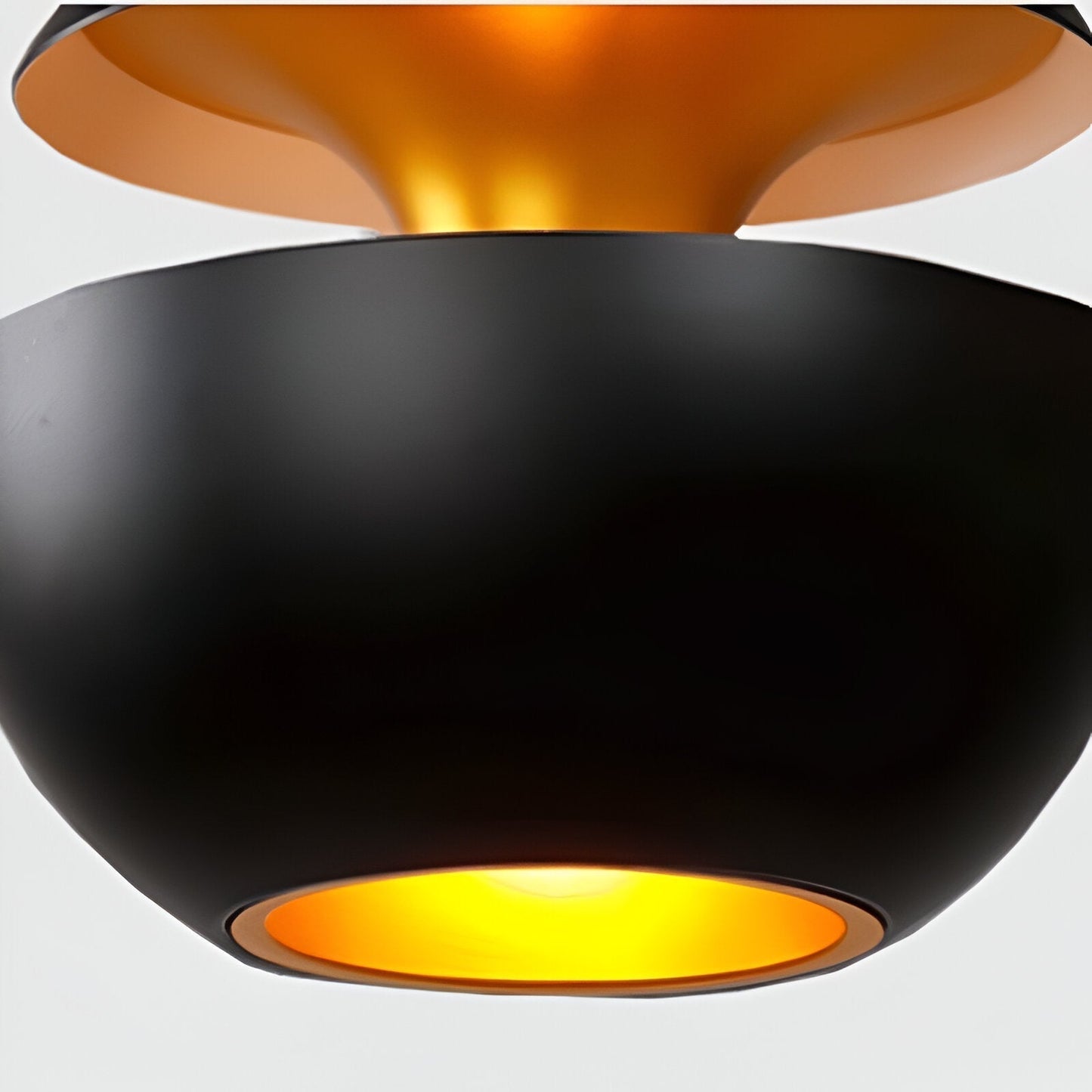 Lampe Apfel Suspendue - Noir et Blanc - E27