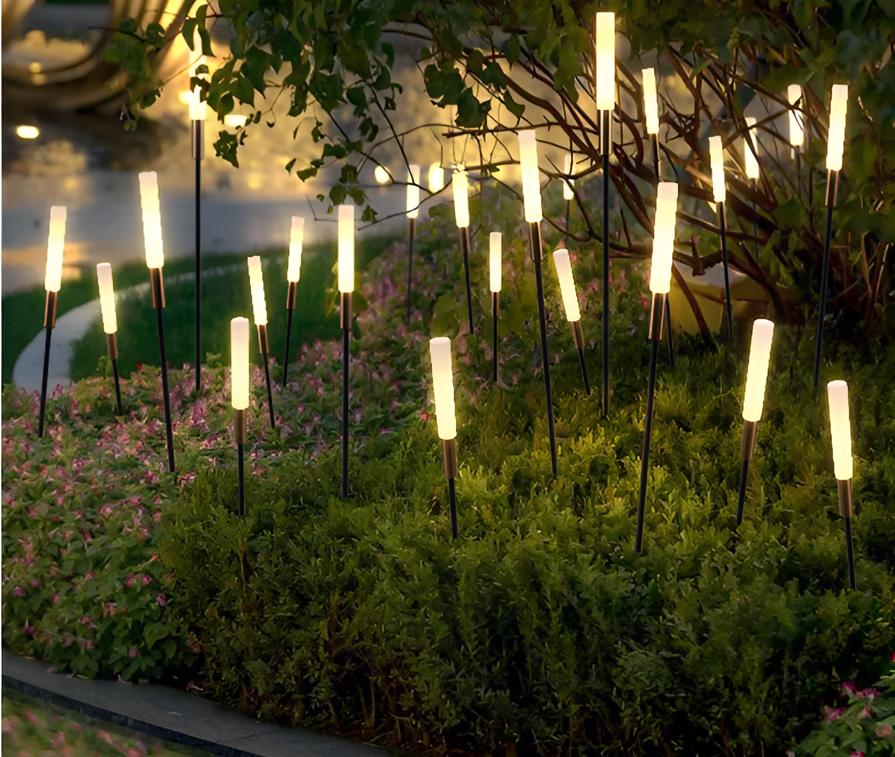 Lampes Extérieures Solaires Modernes – Éclairage Écologique et Élégant pour Jardin et Balcon