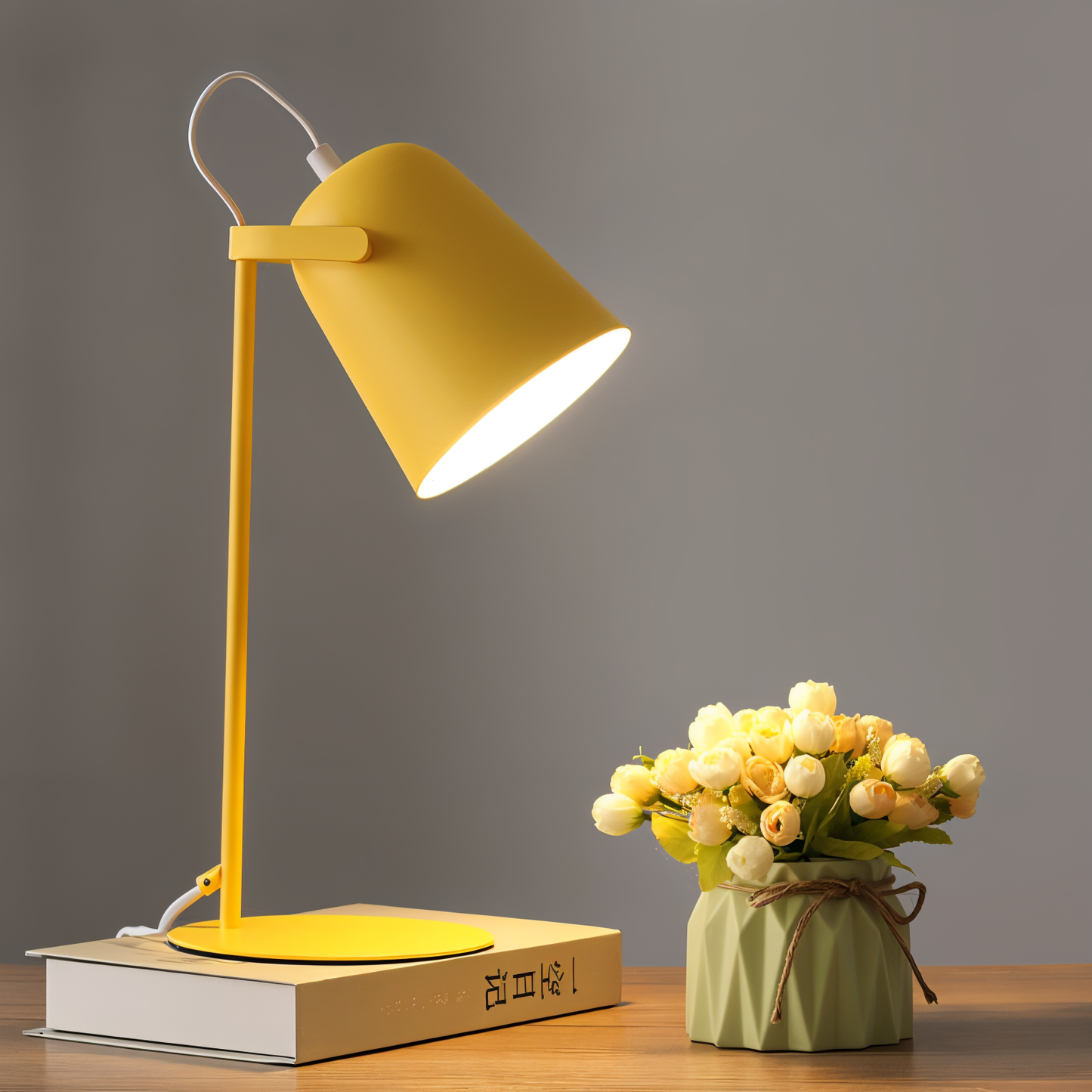Lampe de Bureau Macaron | Lampe Nordic Ajustable | Éclairage Moderne et Fonctionnel