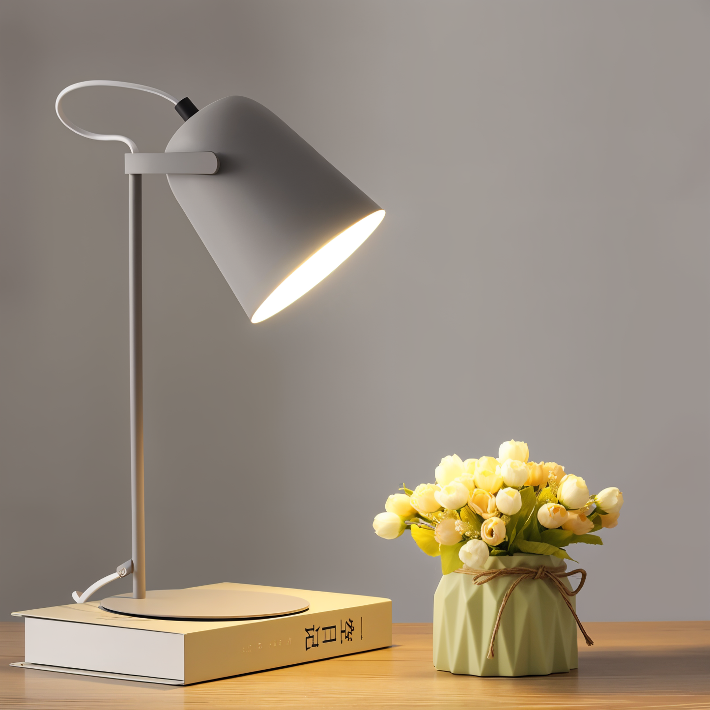 Lampe de Bureau Macaron | Lampe Nordic Ajustable | Éclairage Moderne et Fonctionnel