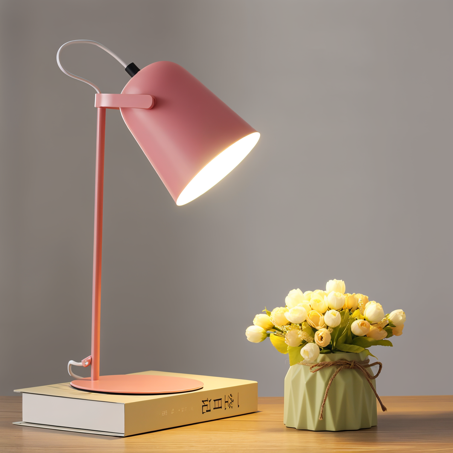 Lampe de Bureau Macaron | Lampe Nordic Ajustable | Éclairage Moderne et Fonctionnel