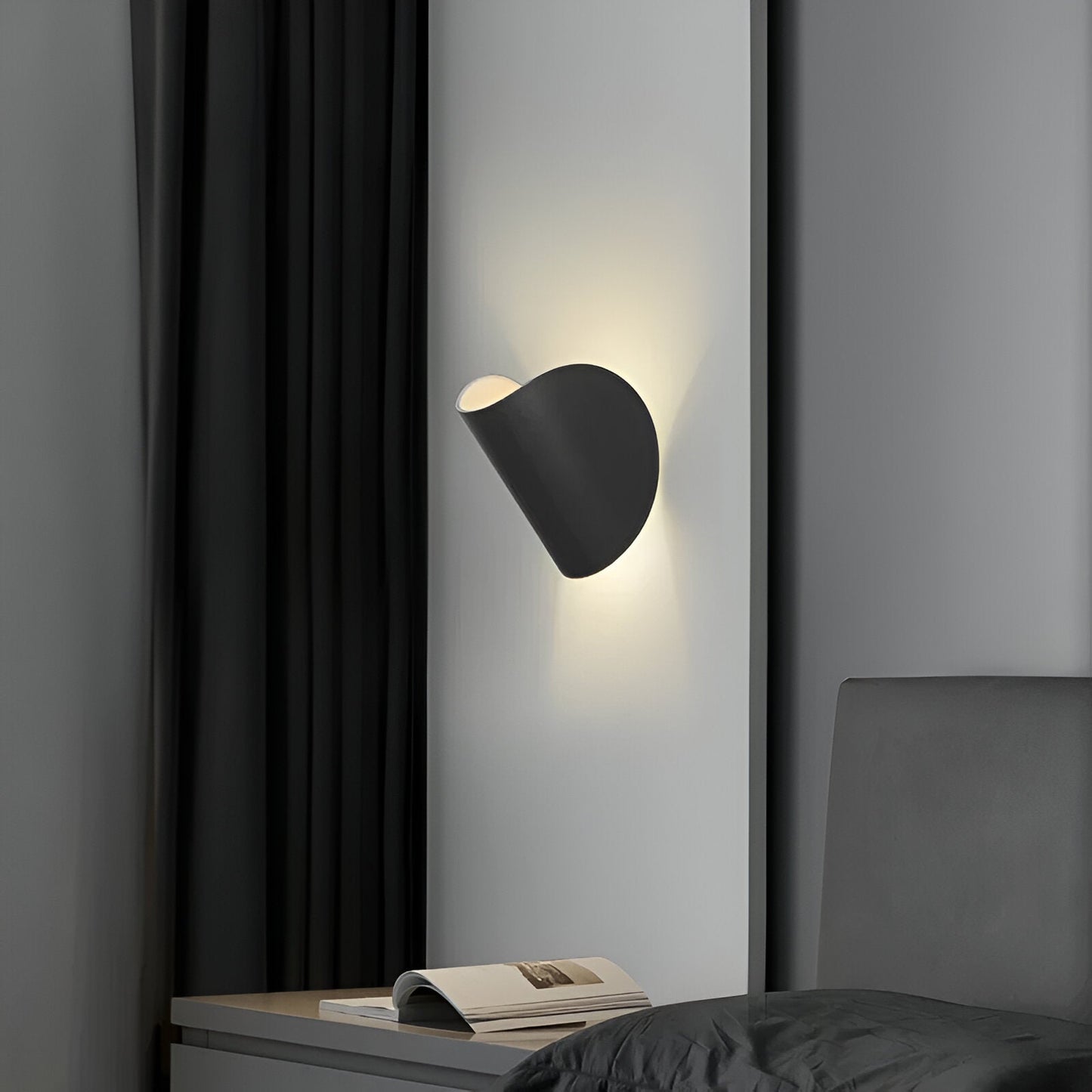 Applique Murale Pivotante Twist, Métal, Design Moderne