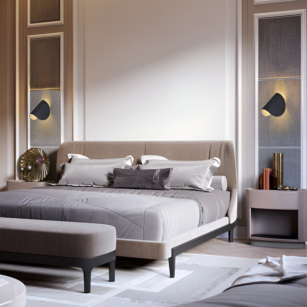 Applique Murale Pivotante Twist, Métal, Design Moderne