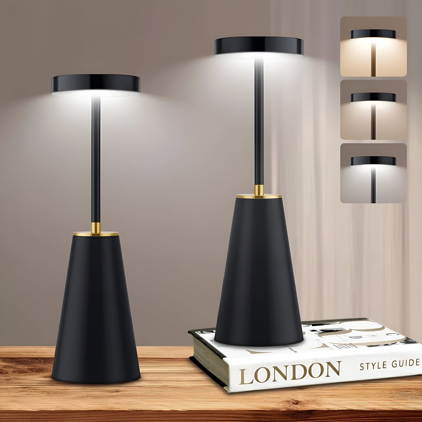 Sleek Lamp - Lampe de Table Sans Fil pour un Ambiance Moderne et Élégante