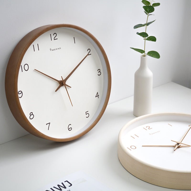 Horloge Murale Silencieuse, Design Minimaliste