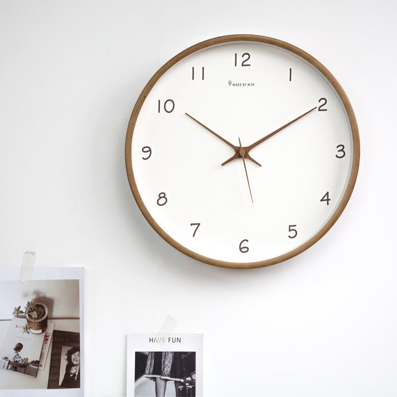 Horloge Murale Silencieuse, Design Minimaliste