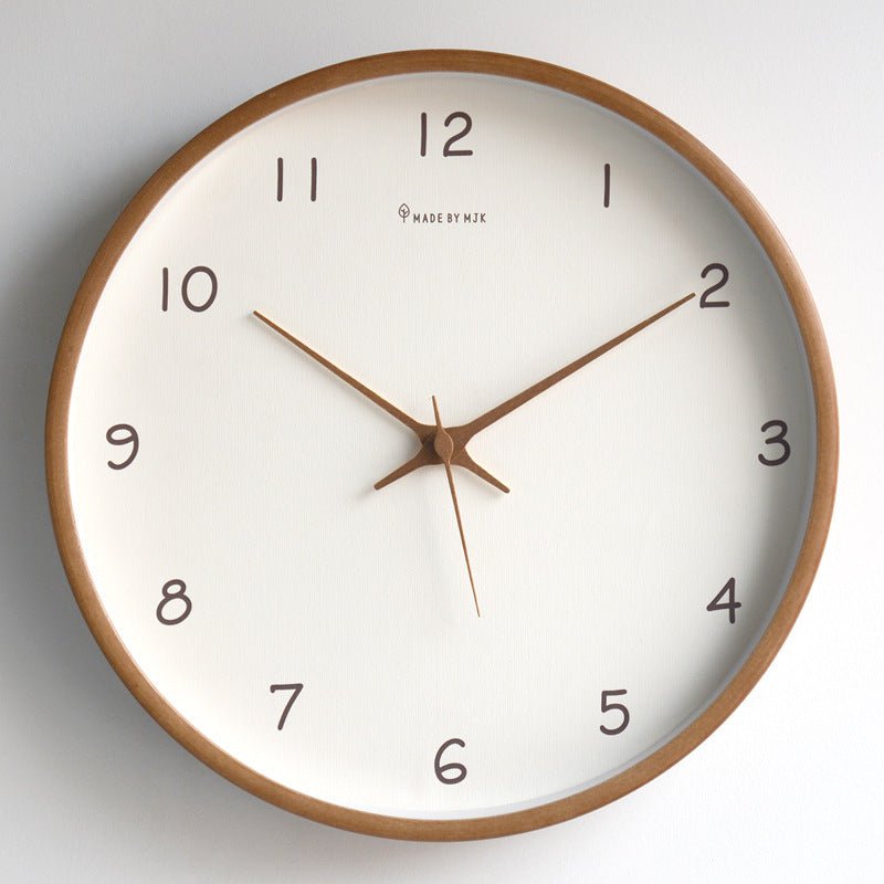 Horloge Murale Silencieuse, Design Minimaliste