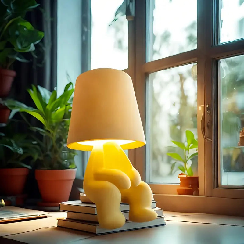 Lampe LED Rechargeable Design Personnage Colorée