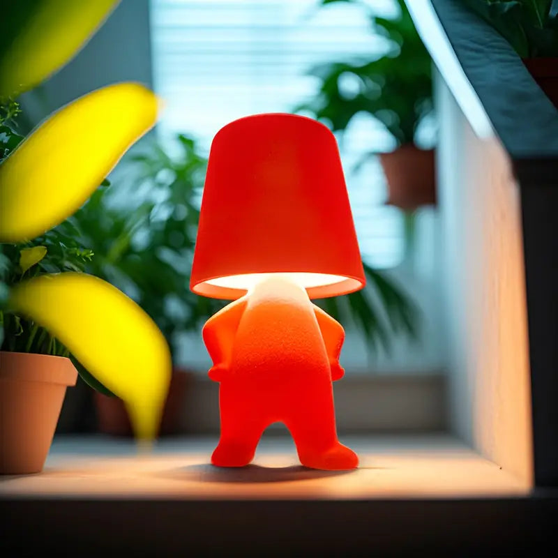 Lampe LED Rechargeable Design Personnage Colorée