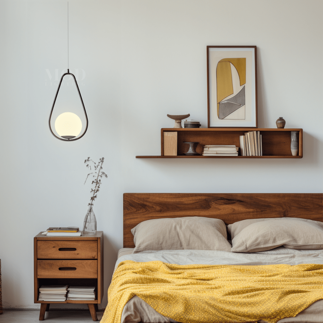 Suspension Nordique LED Design Fer Doré Verre IP20