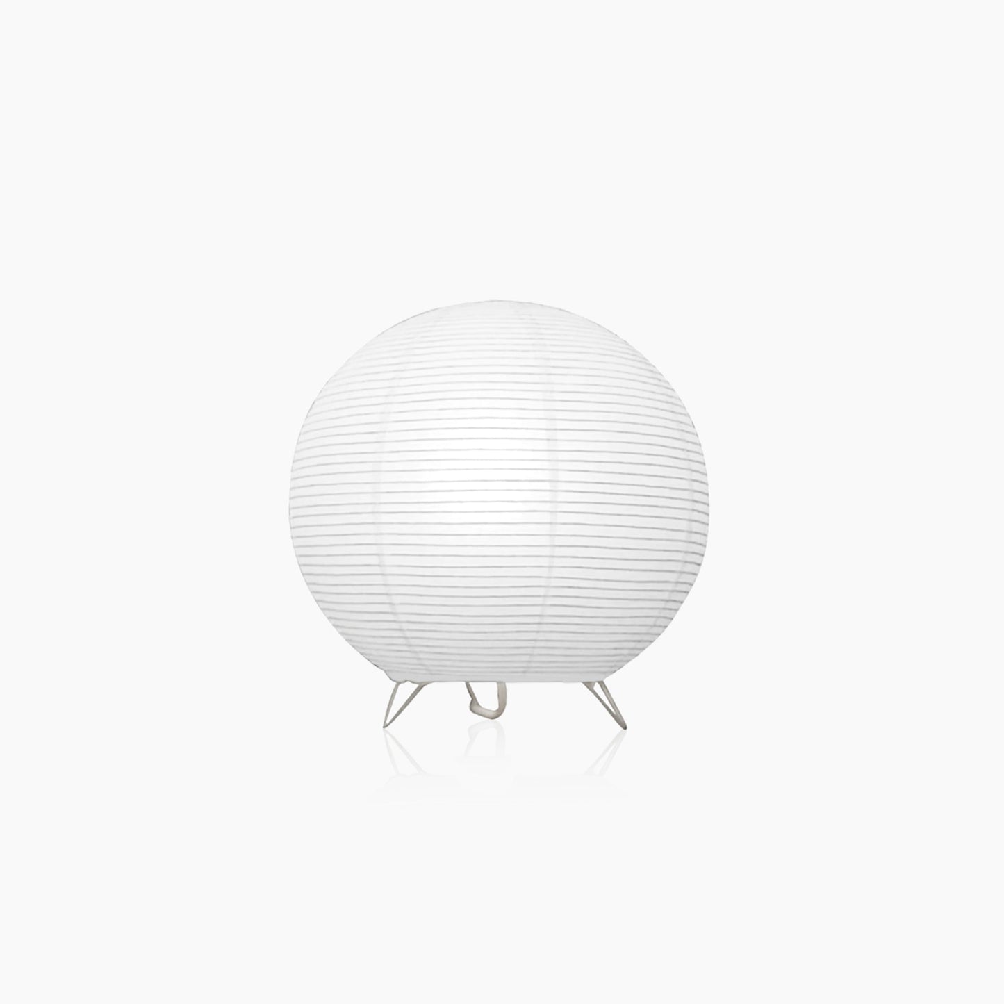 Lampe Japonaise Sphérique en Papier de Riz – Élégance Wabi-Sabi Intemporelle