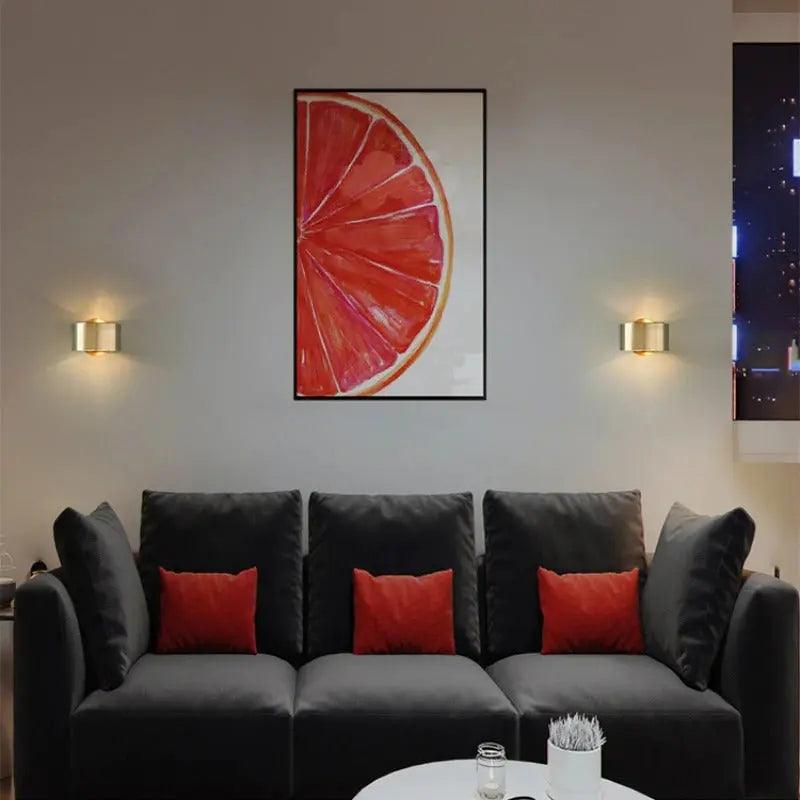 Applique Murale Moderne Kerstin en Noir ou Doré