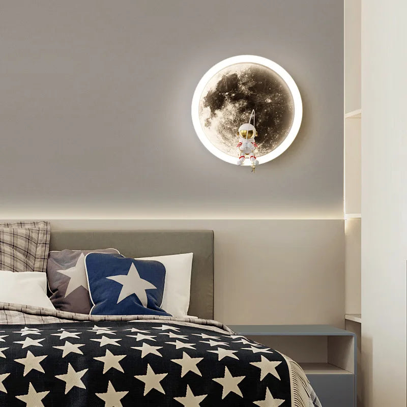 Rayon de lune - Lampe Murale LED en Forme de Lune