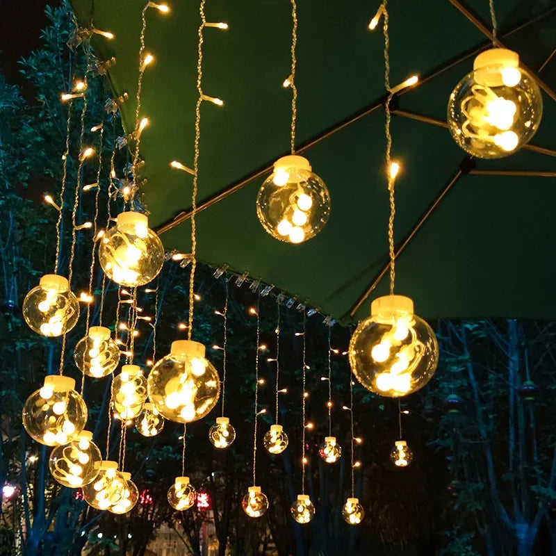 Guirlande LED Étanche Extérieure – Ambiance Féérique pour Jardin, Balcon ou Terrasse