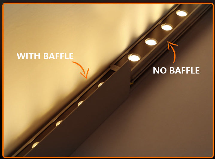Applique Murale LED Extérieure Linéaire avec Baffle