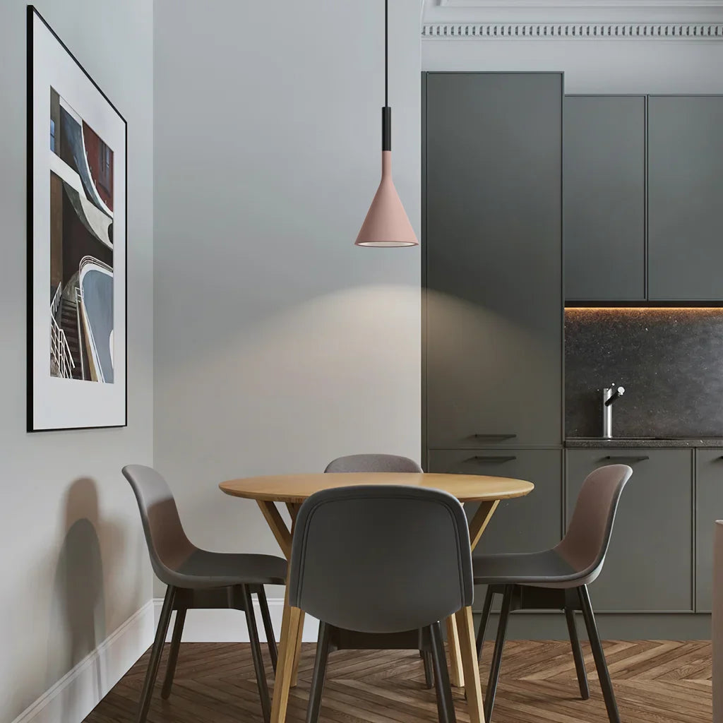 Suspension Laval – Élégance Industrielle en Ciment pour un Intérieur Tendance