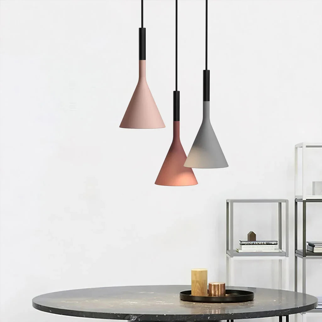 Suspension Laval – Élégance Industrielle en Ciment pour un Intérieur Tendance