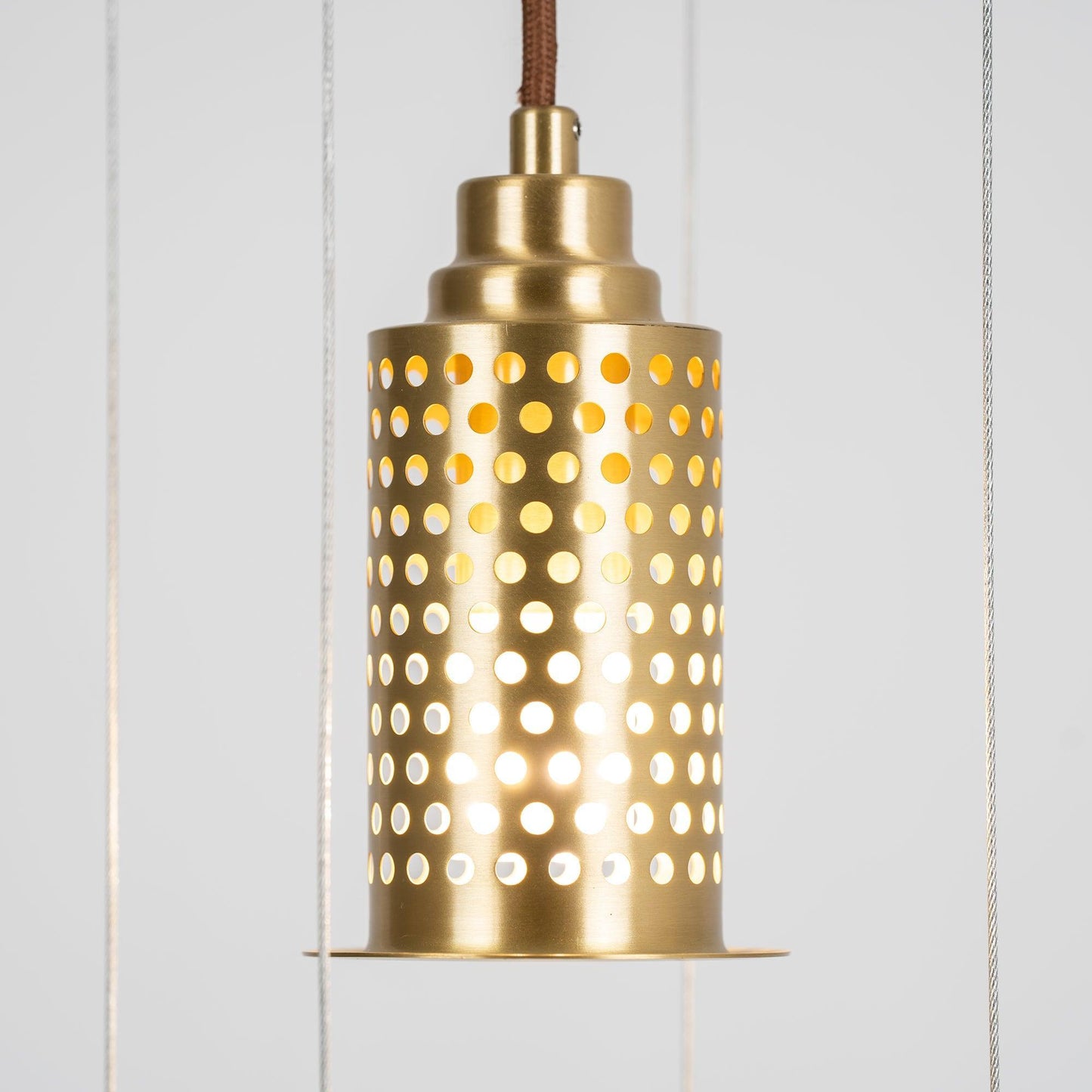 Suspension Globe Cristal – Laiton Doré Moderne