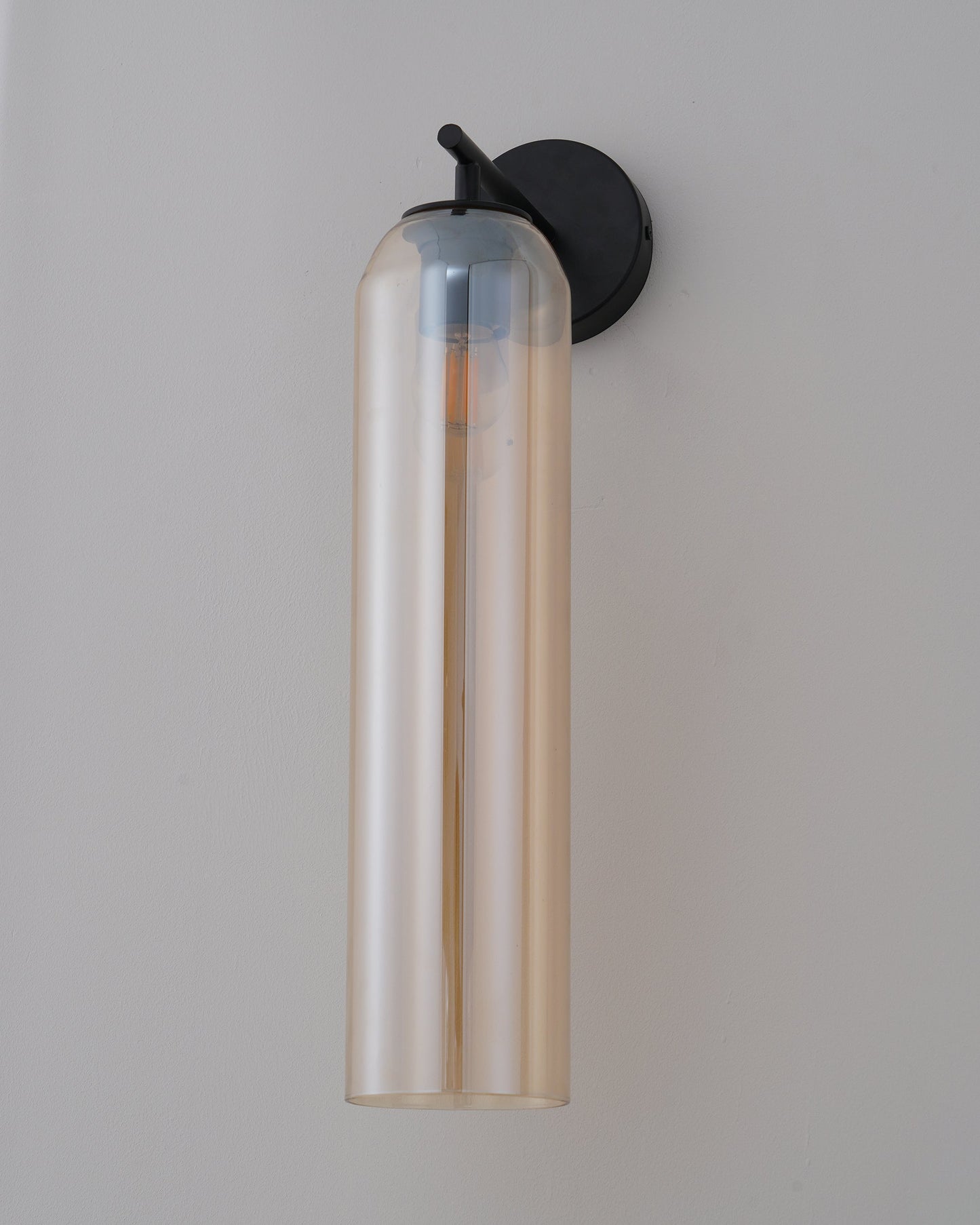 Applique Murale Tube Long en Verre Coloré Design