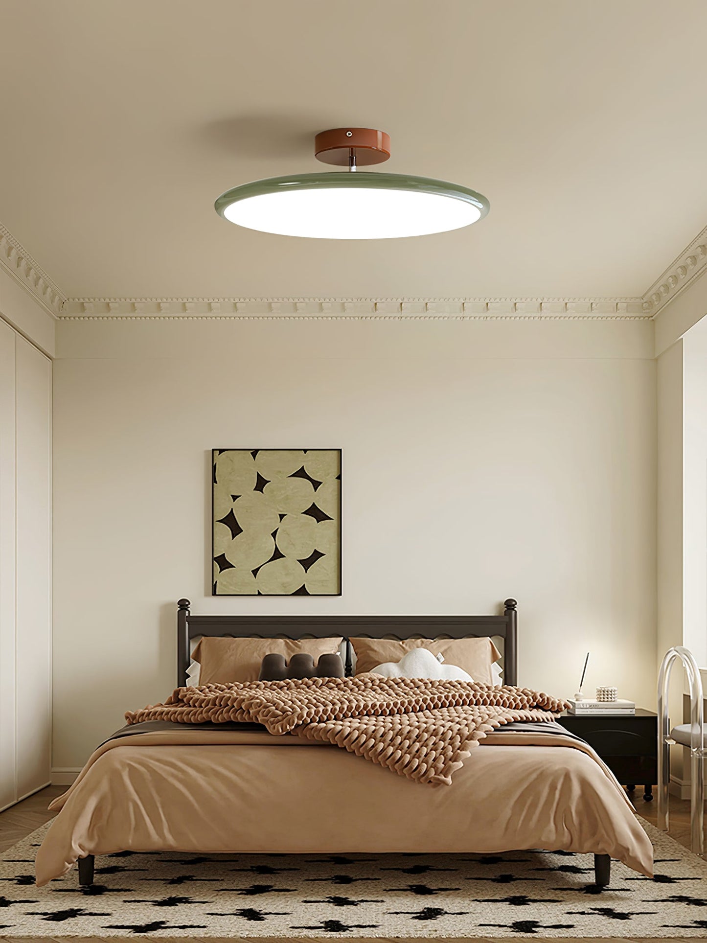 Plafonnier LED Réglable Métal Rond Intérieur