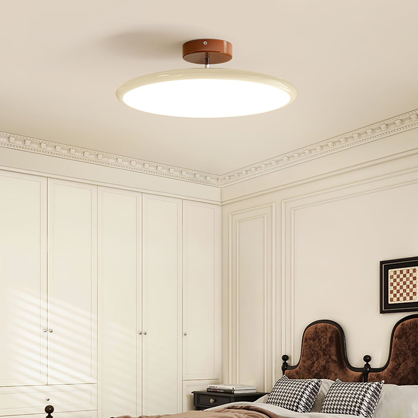 Plafonnier LED Réglable Métal Rond Intérieur