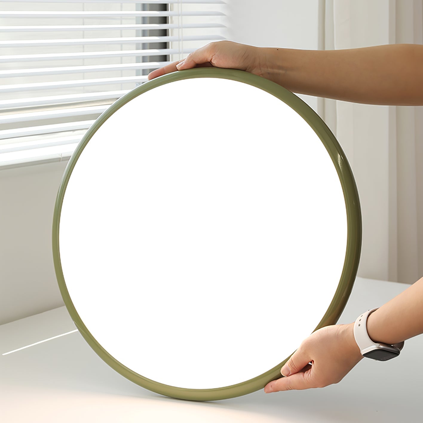 Plafonnier LED Réglable Métal Rond Intérieur