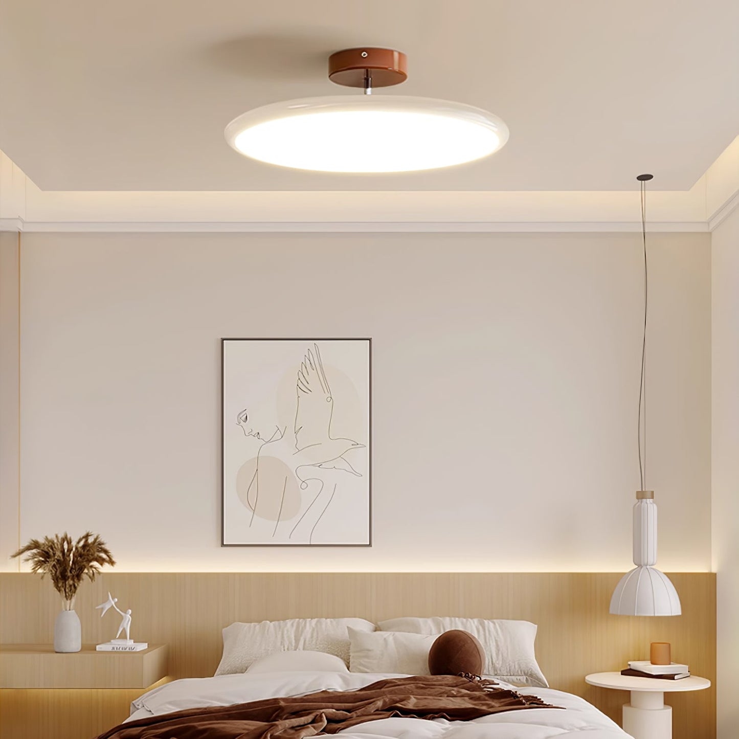 Plafonnier LED Réglable Métal Rond Intérieur