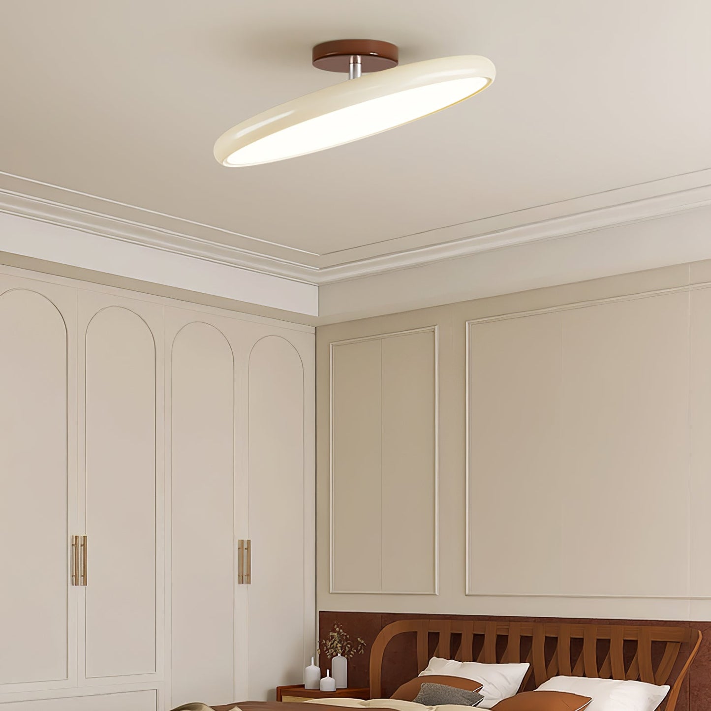 Plafonnier LED Réglable Métal Rond Intérieur