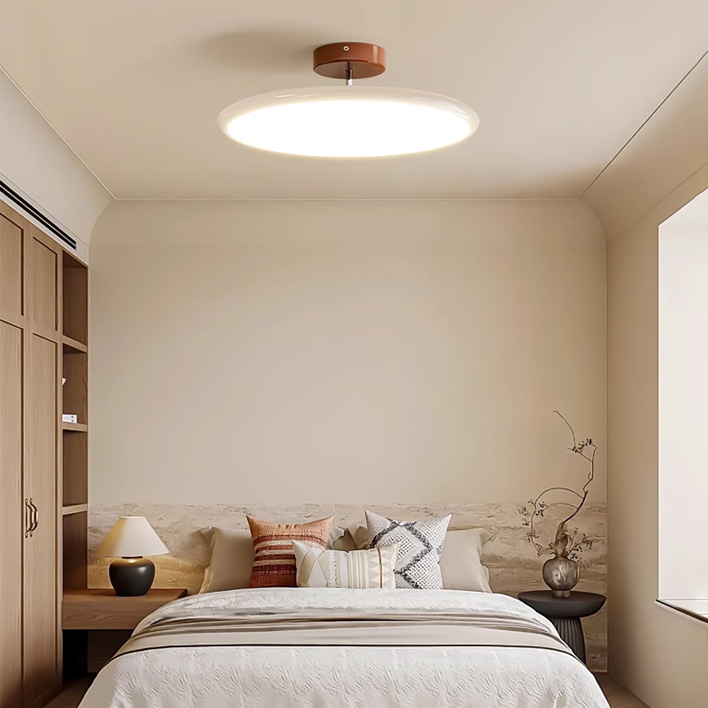 Plafonnier LED Réglable Métal Rond Intérieur