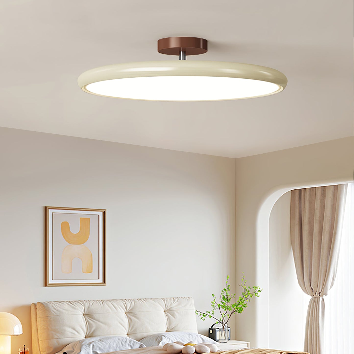 Plafonnier LED Réglable Métal Rond Intérieur