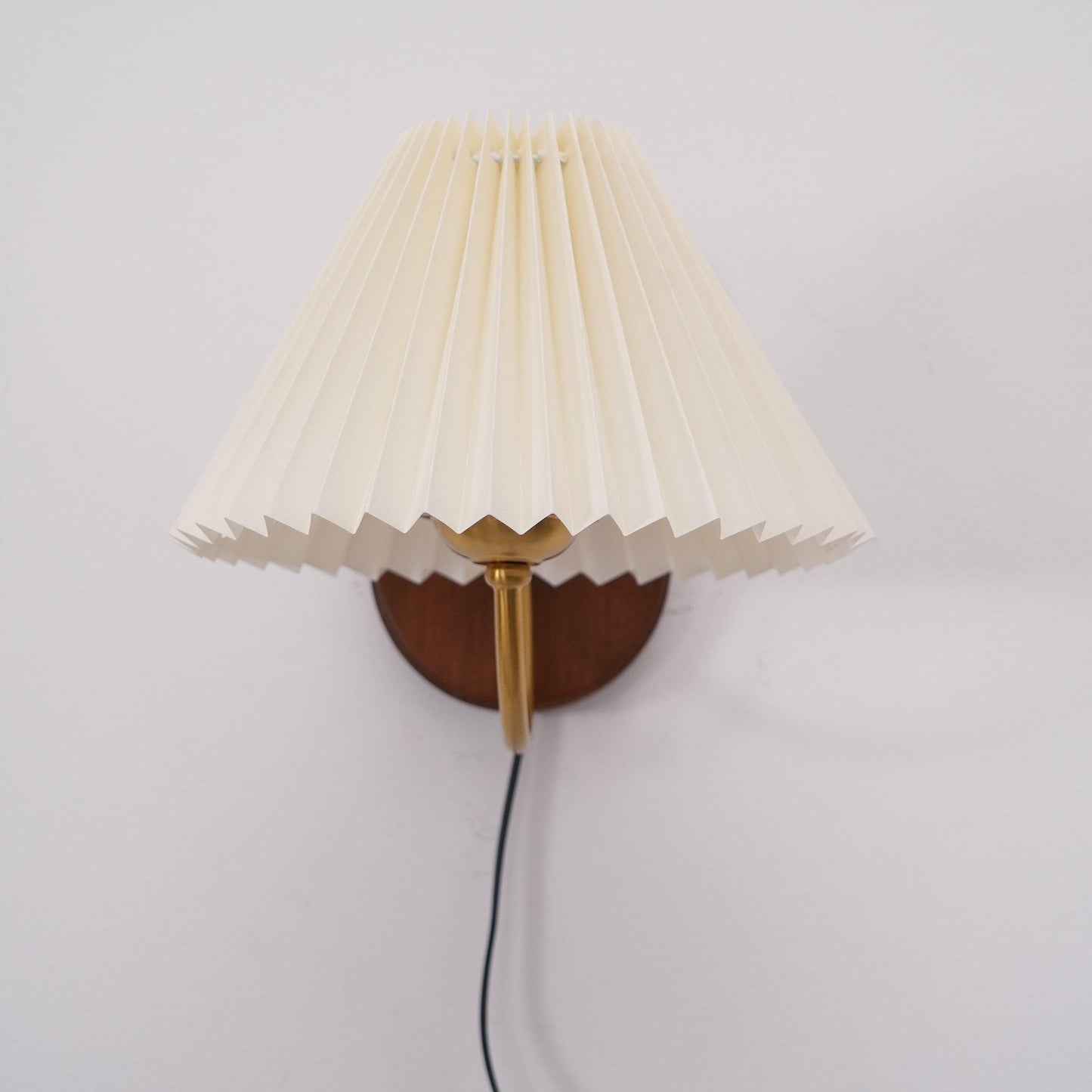 Louise – Applique Murale à Brancher en Bois et Métal 31 cm