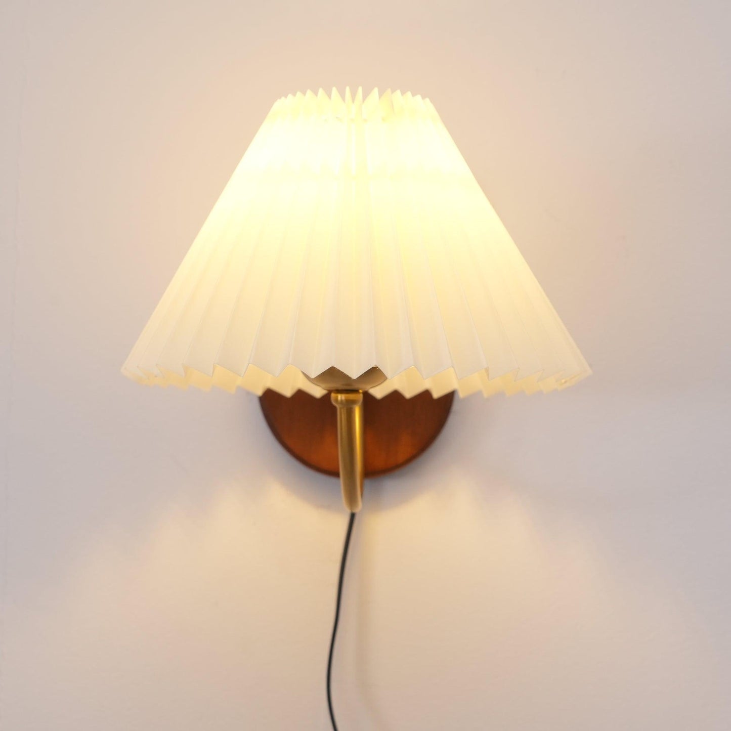 Louise – Applique Murale à Brancher en Bois et Métal 31 cm