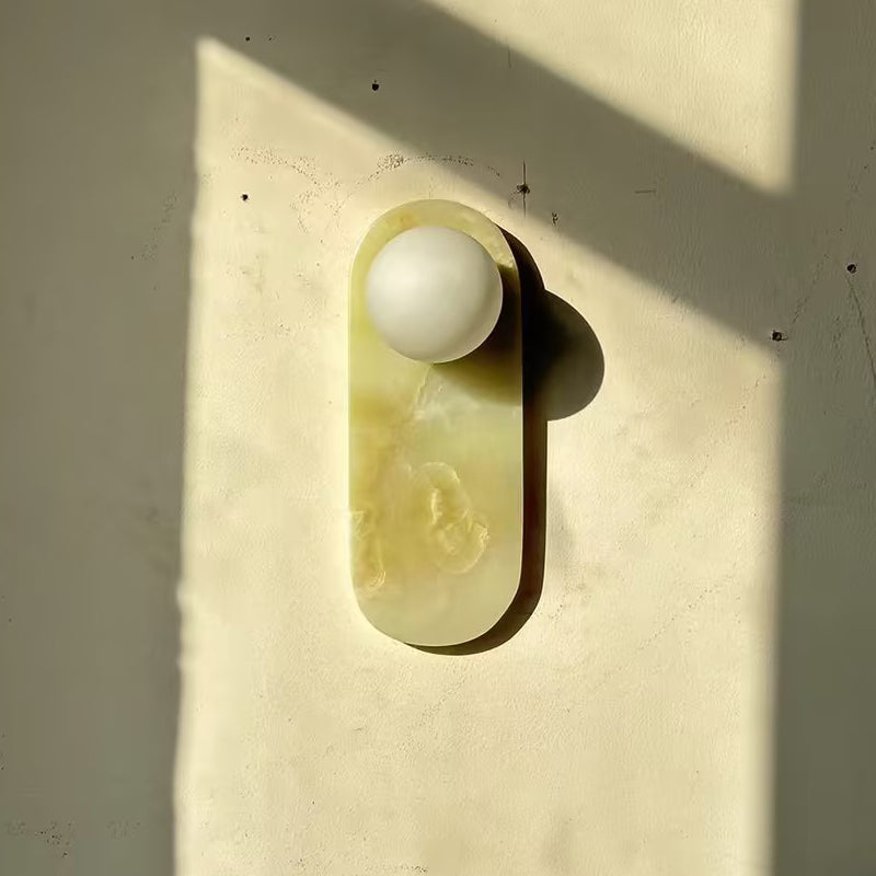 Applique Murale Jade Lucie – Pierre & Verre Élégants