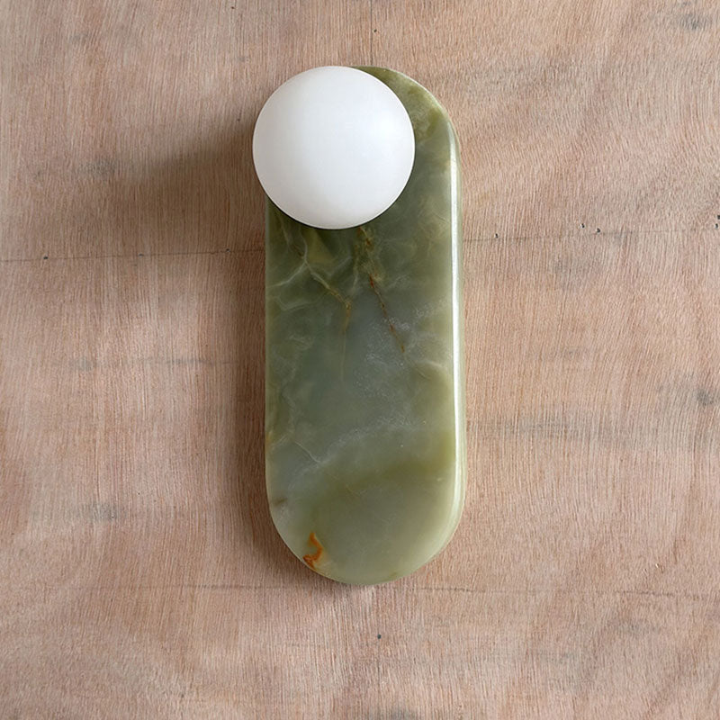 Applique Murale Jade Lucie – Pierre & Verre Élégants