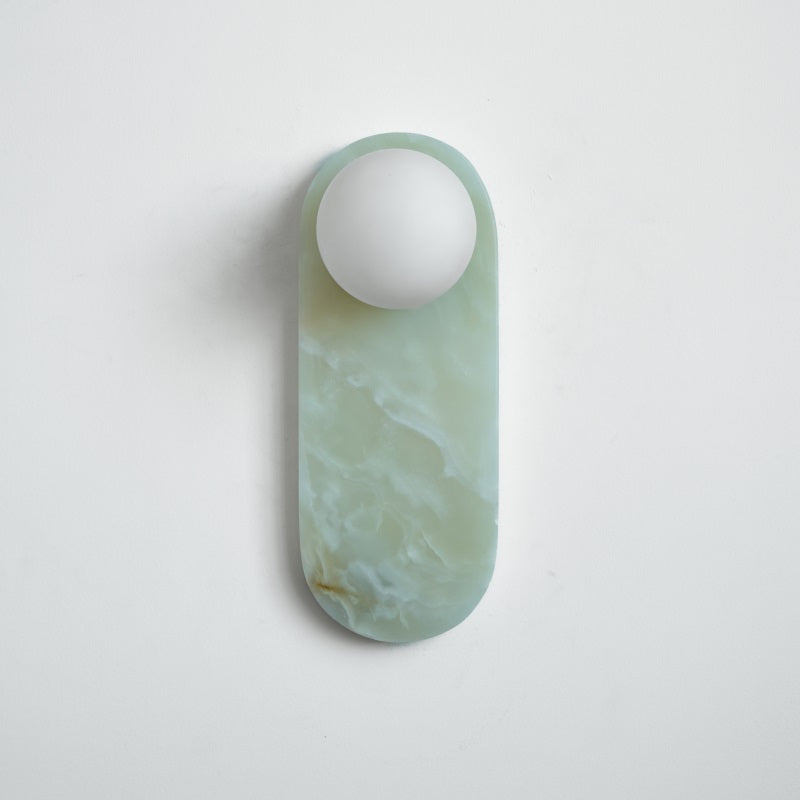 Applique Murale Jade Lucie – Pierre & Verre Élégants